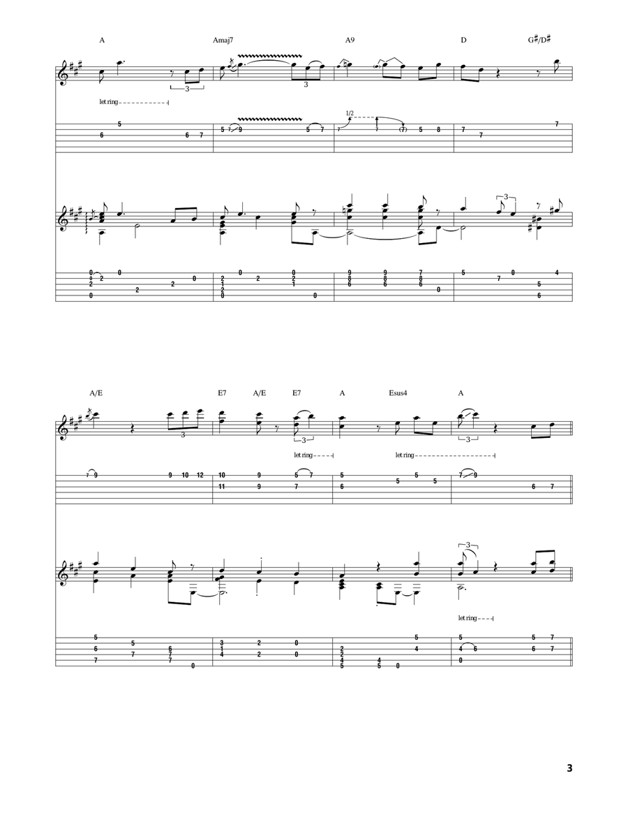 Tennessee Waltz Tennessee Waltz Acoustic Guitar scores gallery preview page 3