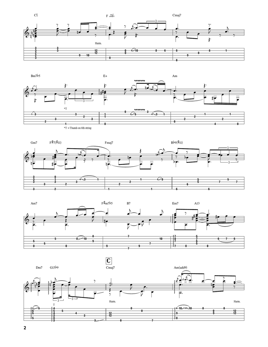 Moon River Acoustic Guitar scores gallery preview page 2