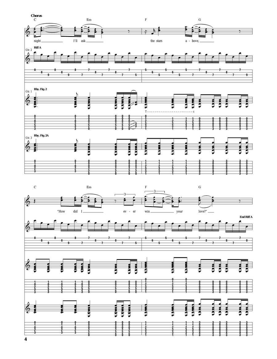 Angel Eyes Angel Eyes Acoustic Guitar scores gallery preview page 4