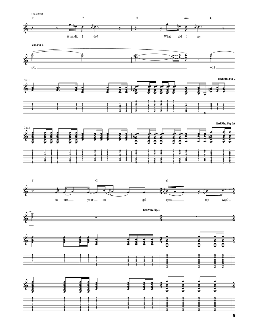 Angel Eyes Angel Eyes Acoustic Guitar scores gallery preview page 5