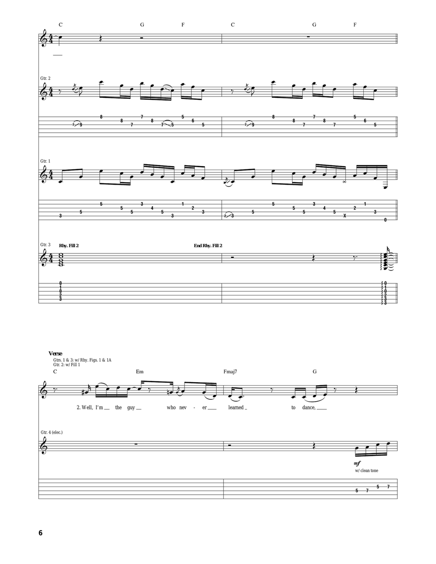 Angel Eyes Angel Eyes Acoustic Guitar scores gallery preview page 6