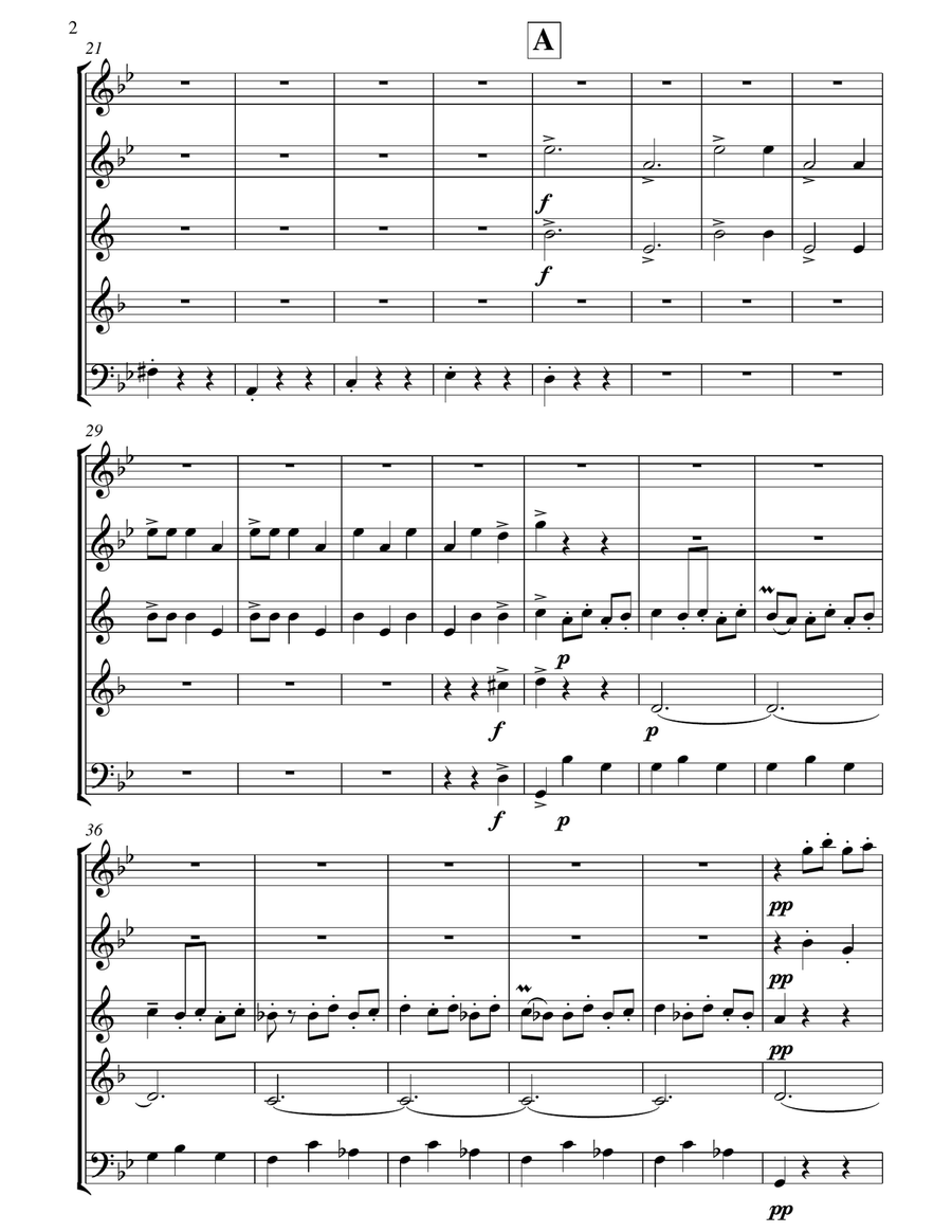 Danse Macabre Danse Macabre Woodwind Quintet scores gallery preview page 3