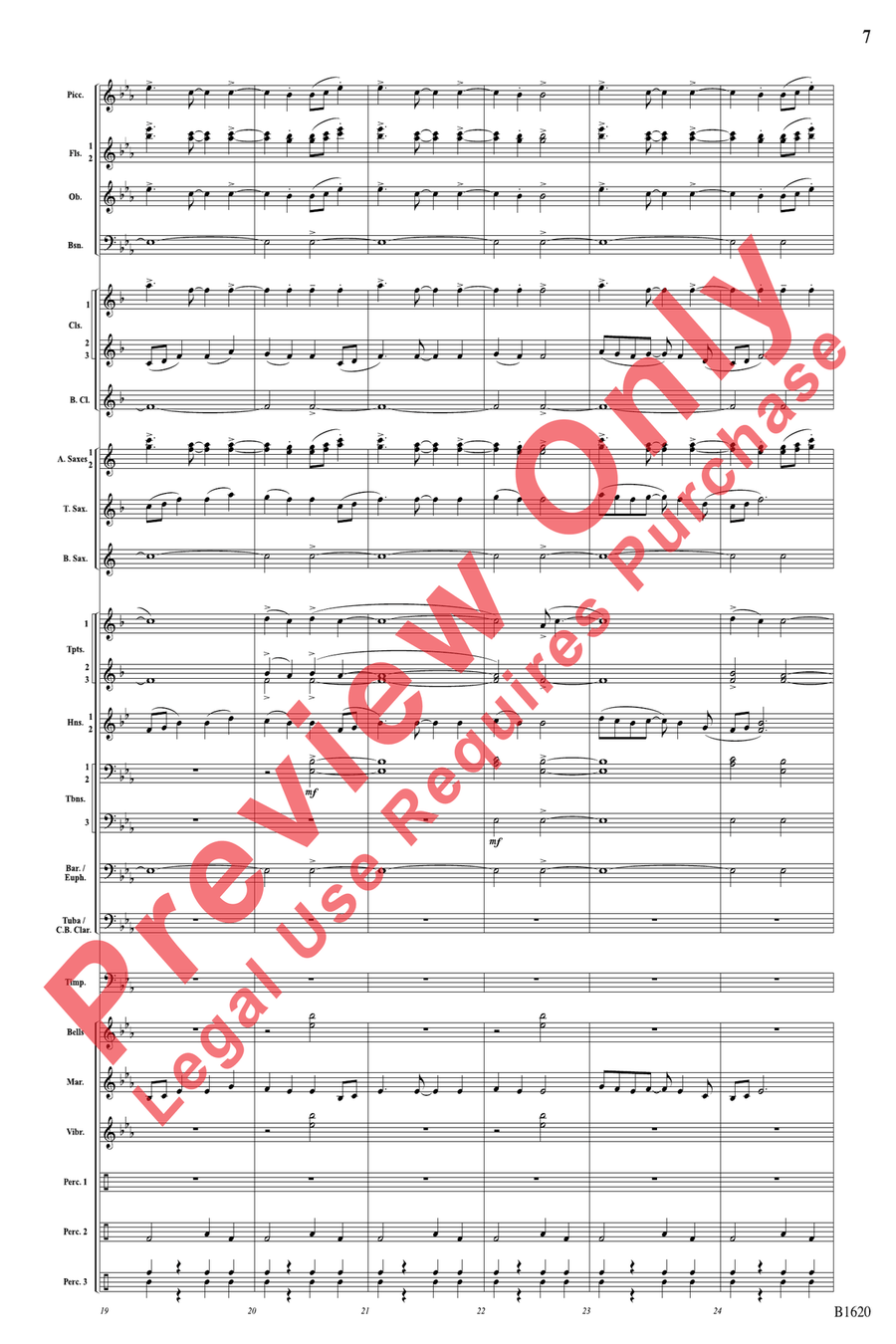 The Spirit of Aloha The Spirit of Aloha Concert Band scores gallery preview page 7