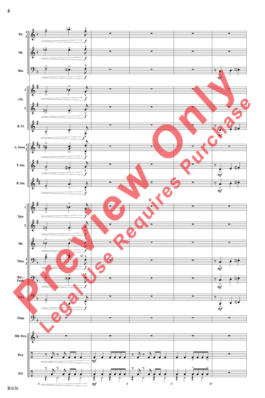 Jing Jing Jingle Concert Band scores gallery preview page 4