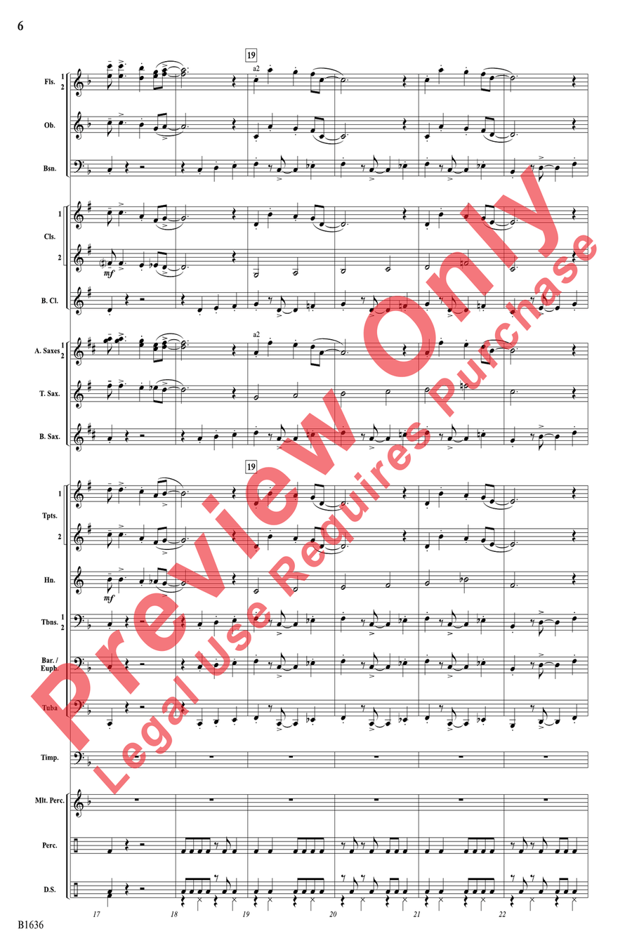 Jing Jing Jingle Concert Band scores gallery preview page 6