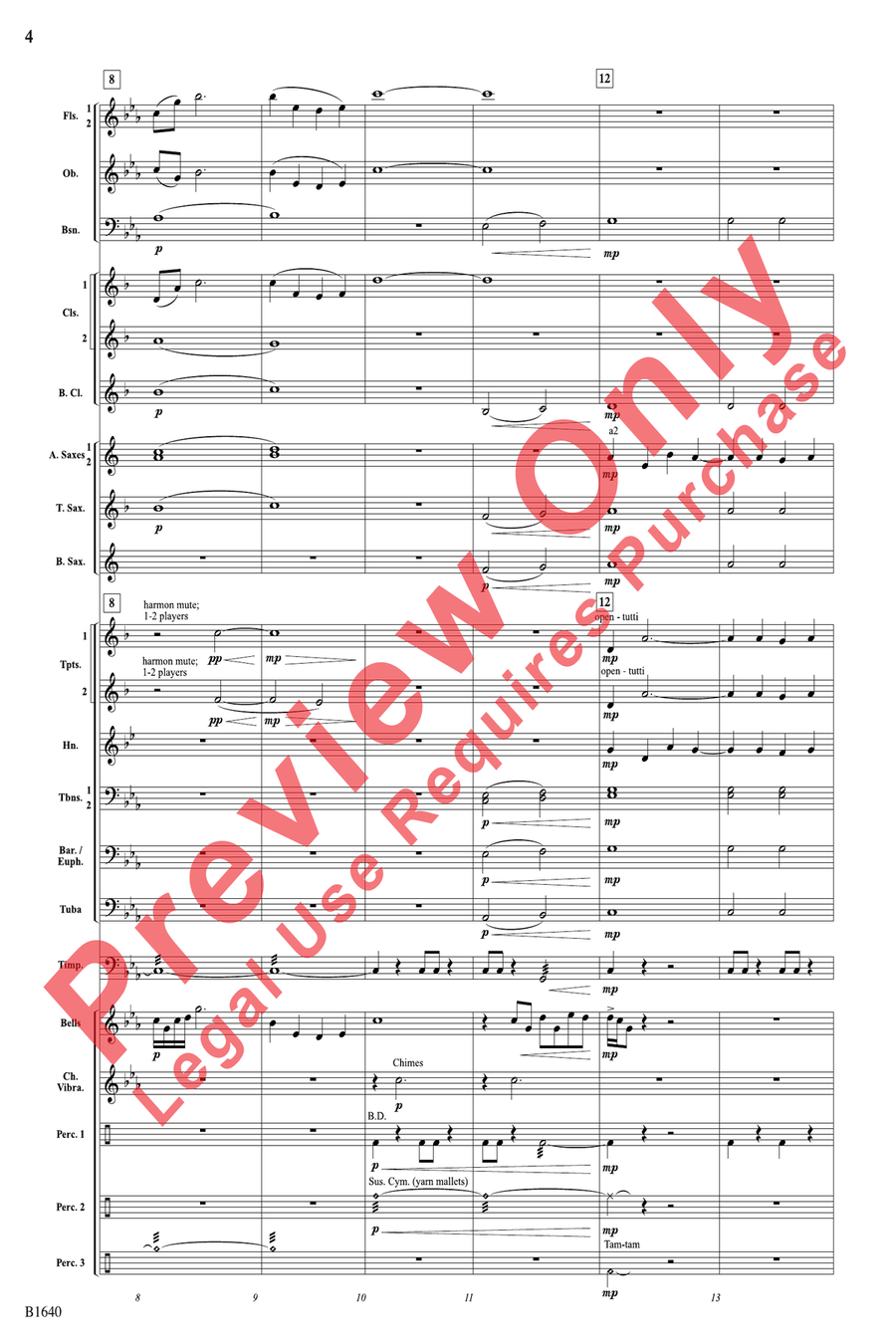 Mission -- Apollo Mission -- Apollo Concert Band scores gallery preview page 4
