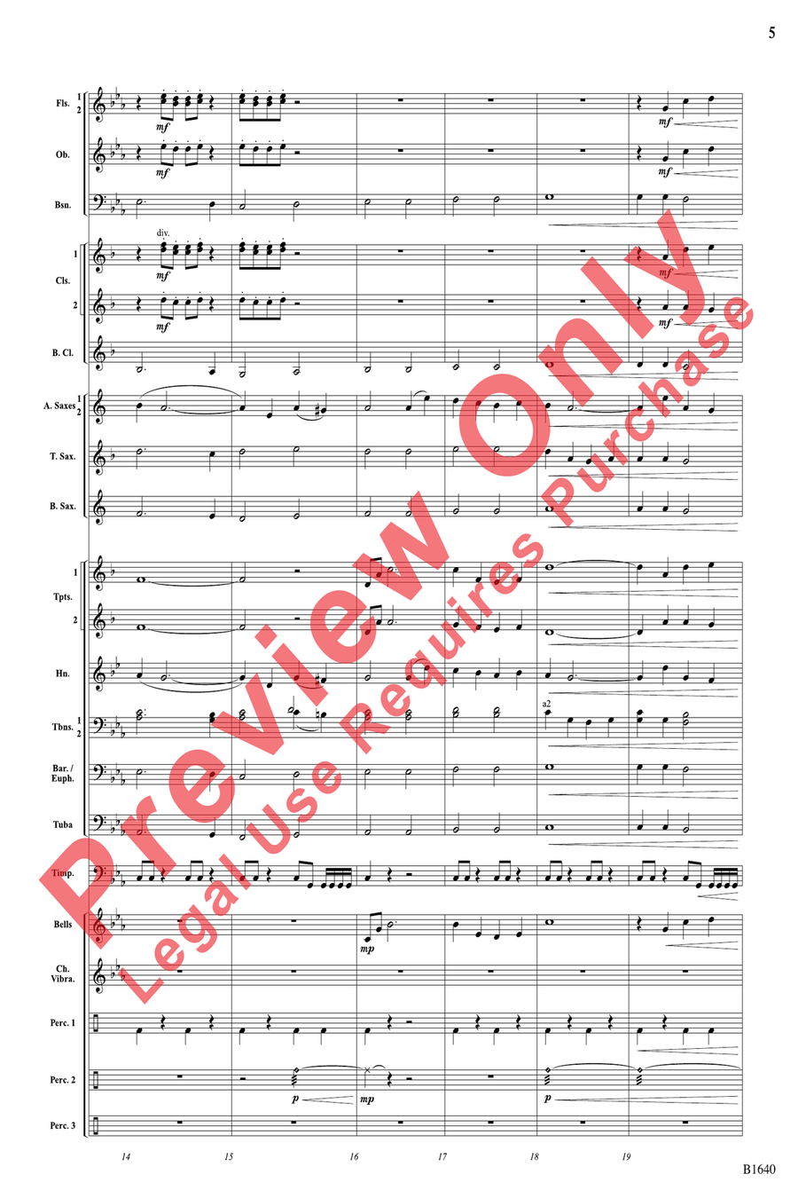 Mission -- Apollo Mission -- Apollo Concert Band scores gallery preview page 5