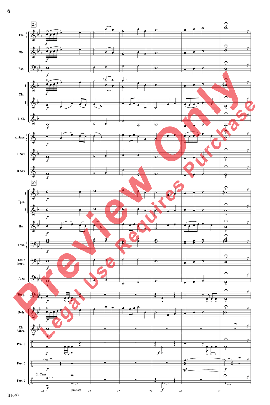 Mission -- Apollo Mission -- Apollo Concert Band scores gallery preview page 6