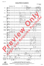 Solstice Dance Concert Band scores gallery preview page 3