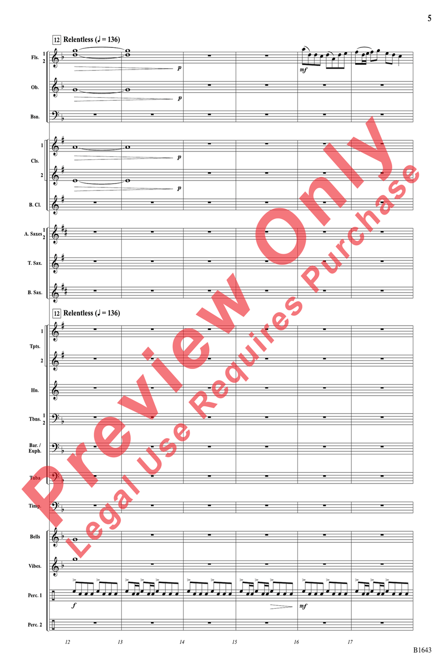 Solstice Dance Solstice Dance Concert Band scores gallery preview page 5