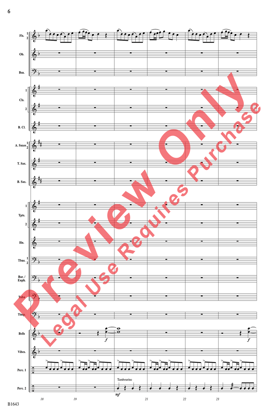 Solstice Dance Solstice Dance Concert Band scores gallery preview page 6