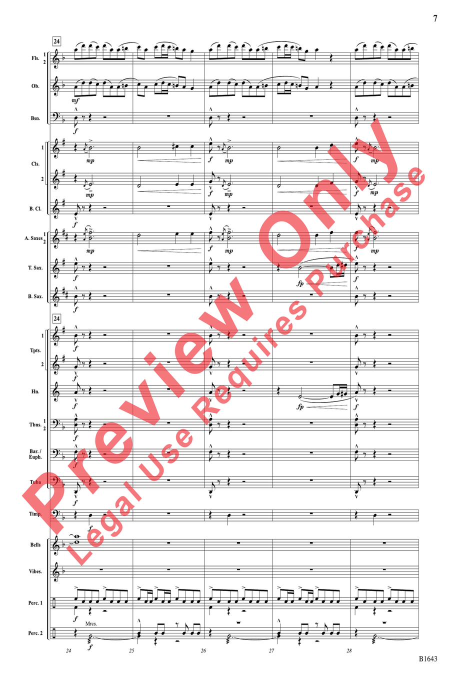 Solstice Dance Solstice Dance Concert Band scores gallery preview page 7