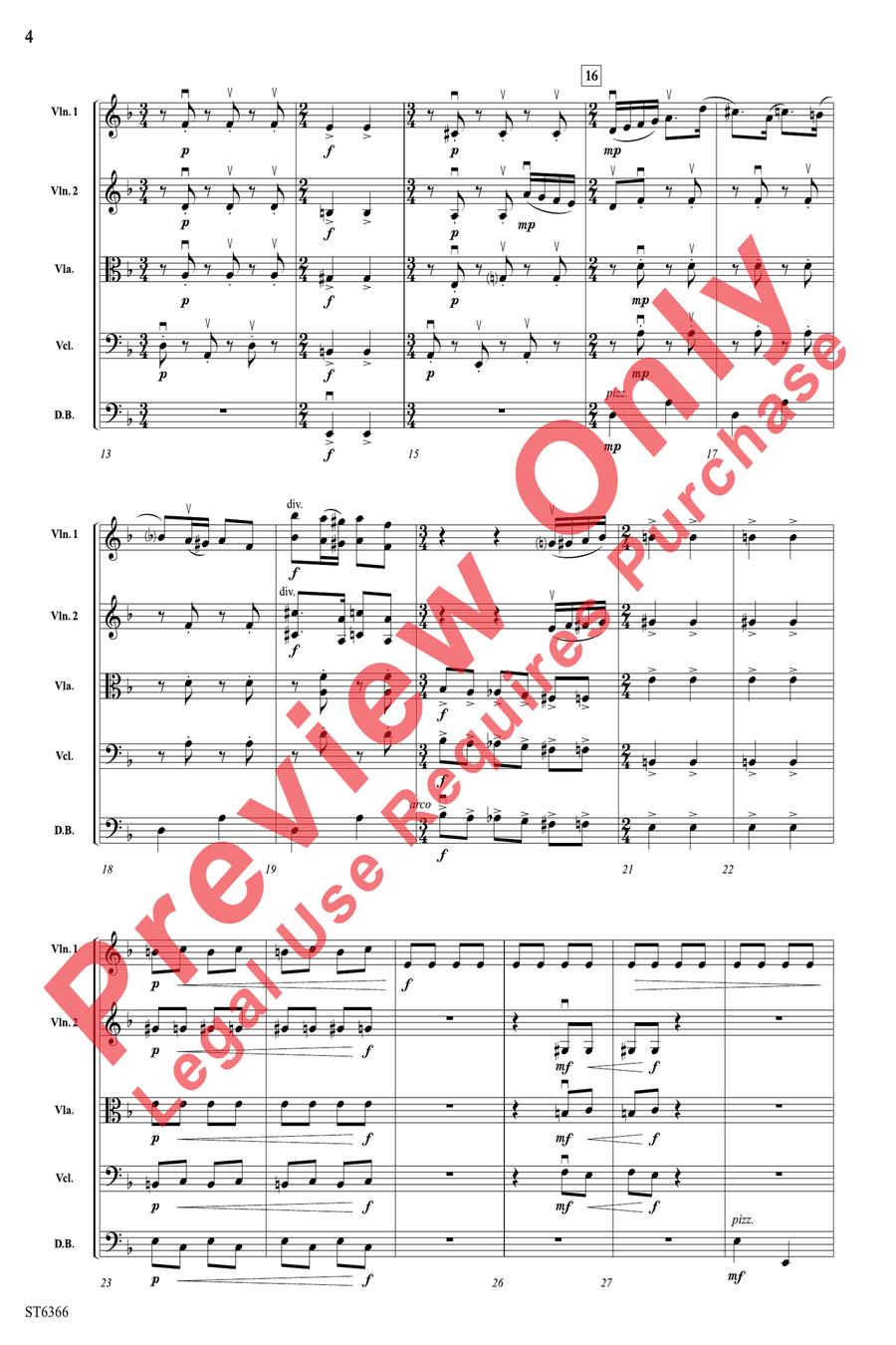 Rhythm Dances Rhythm Dances String Orchestra scores gallery preview page 4