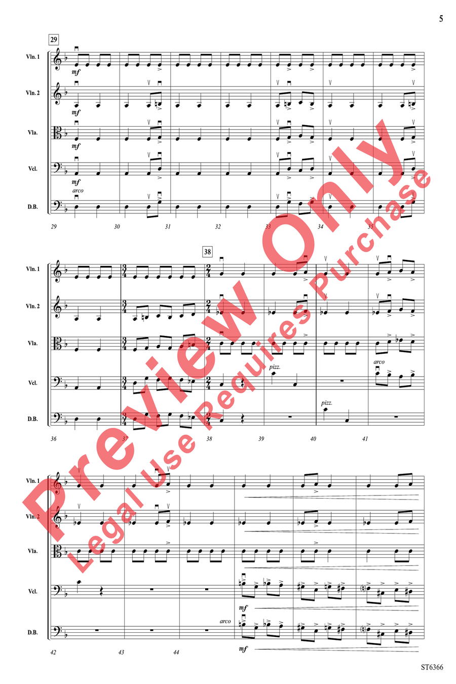 Rhythm Dances Rhythm Dances String Orchestra scores gallery preview page 5