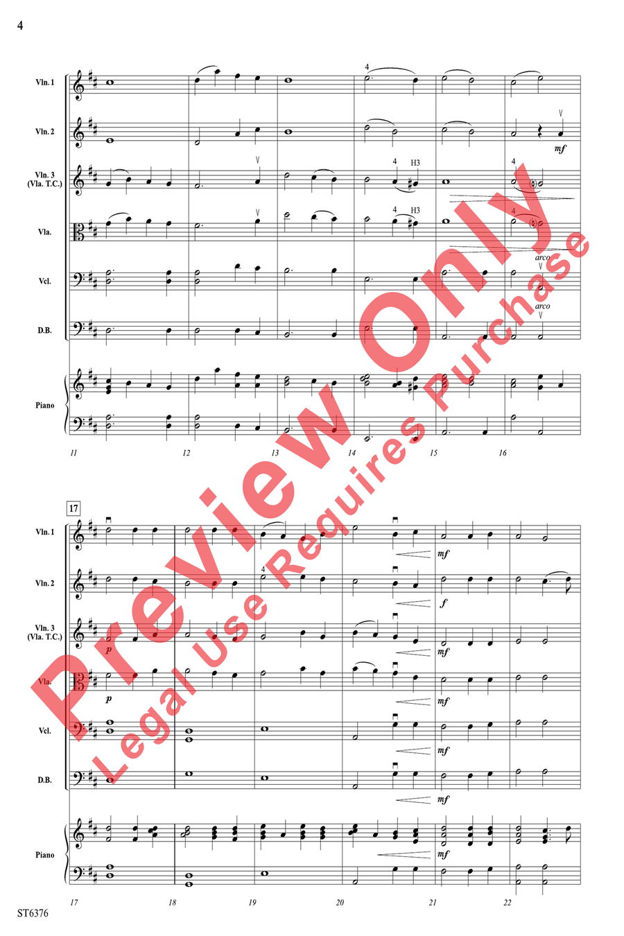 It Is Well with My Soul It Is Well with My Soul String Orchestra scores gallery preview page 4