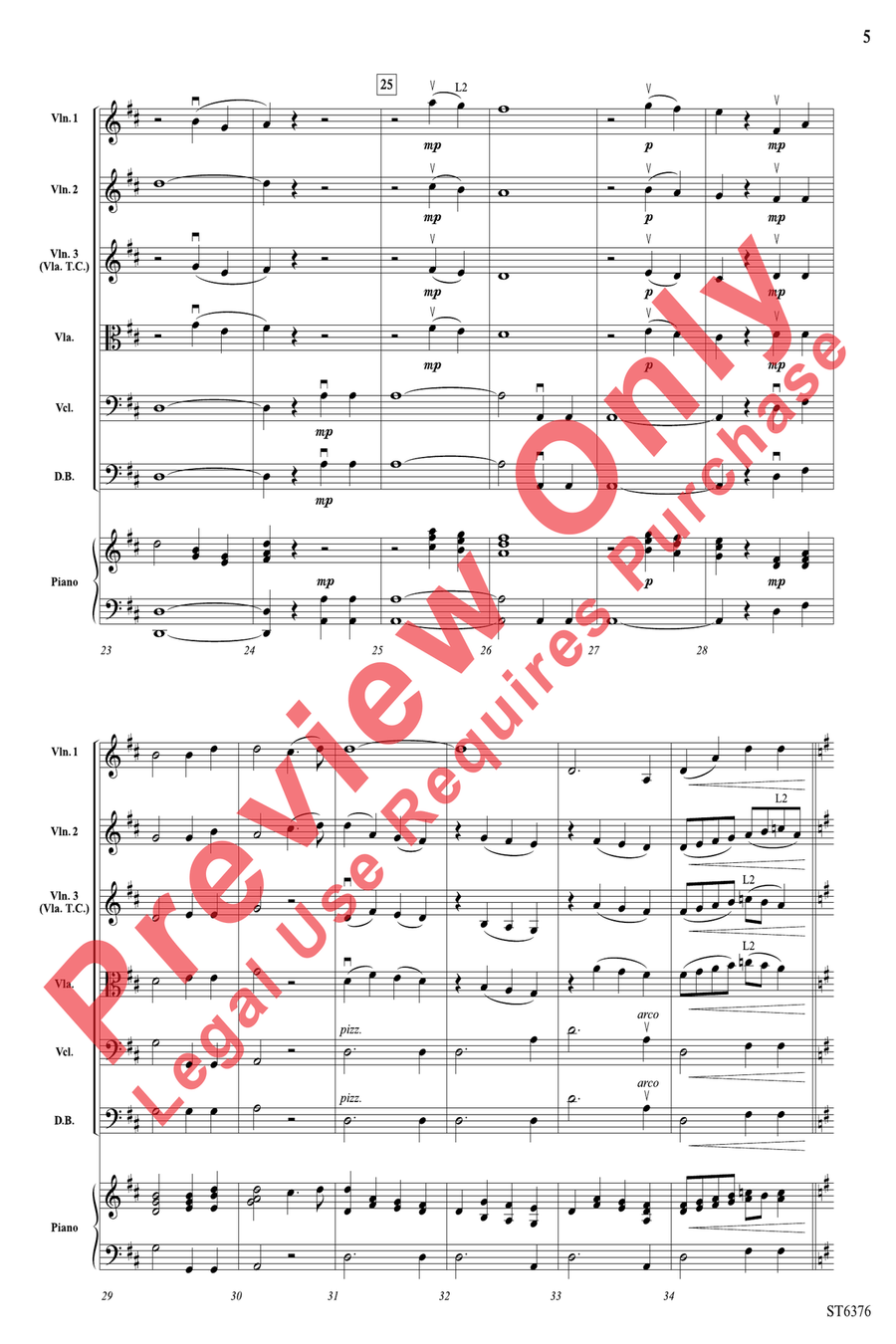 It Is Well with My Soul It Is Well with My Soul String Orchestra scores gallery preview page 5