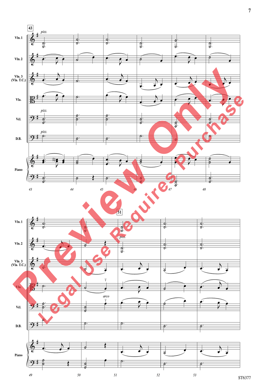 Two Italian Dances String Orchestra scores gallery preview page 7
