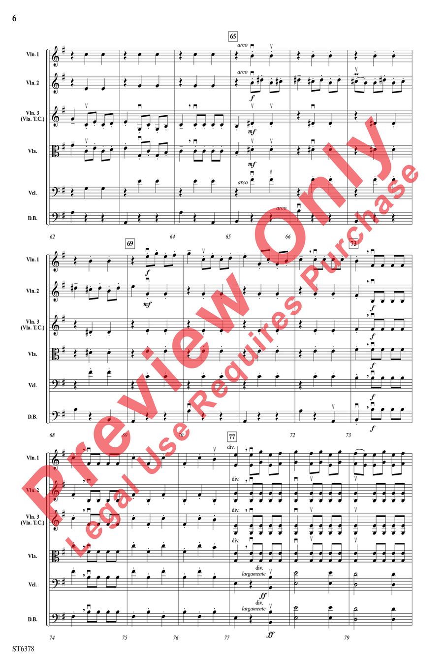 Danse Macabre Danse Macabre String Orchestra scores gallery preview page 6
