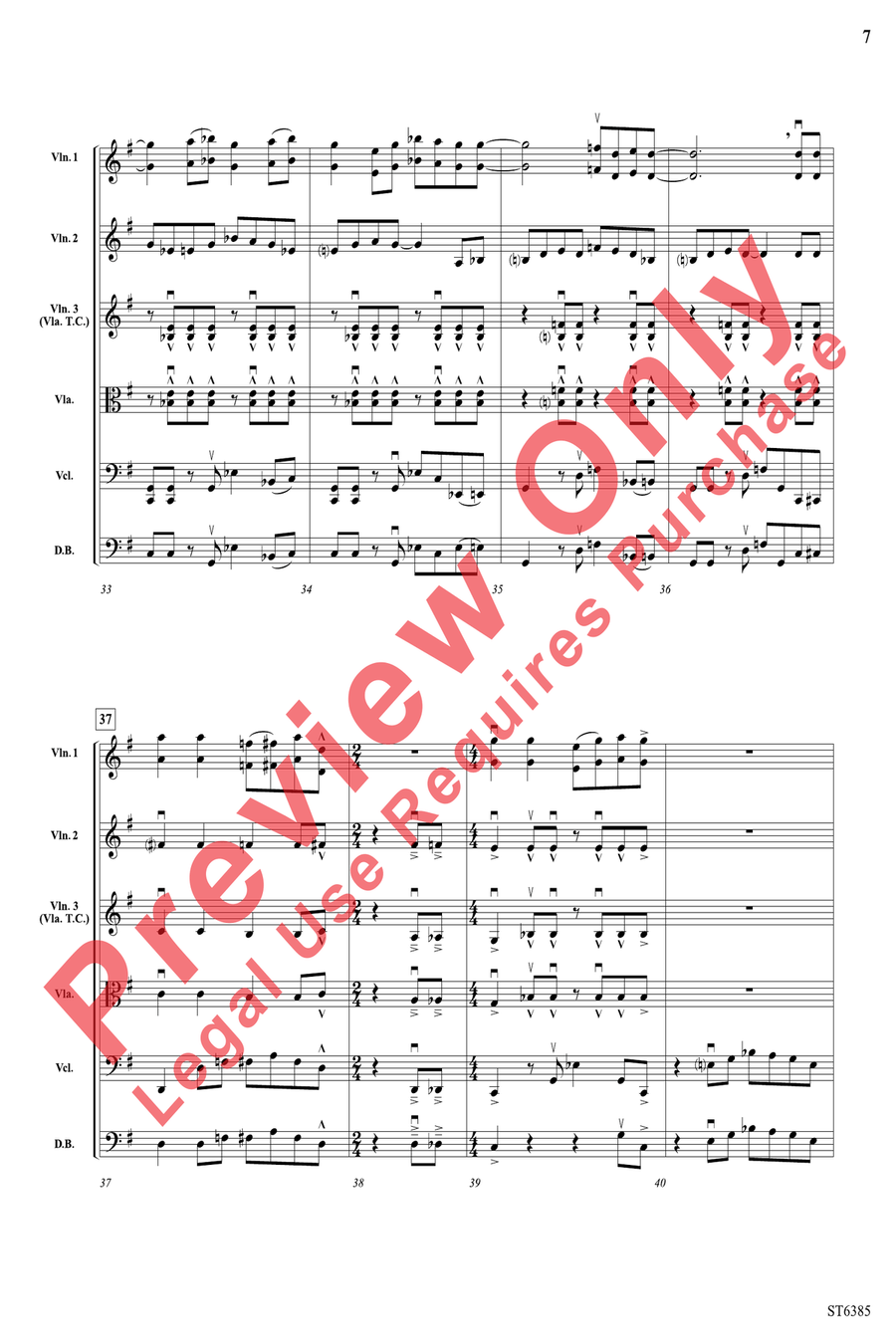 Strings Cut Loose Strings Cut Loose String Orchestra scores gallery preview page 7