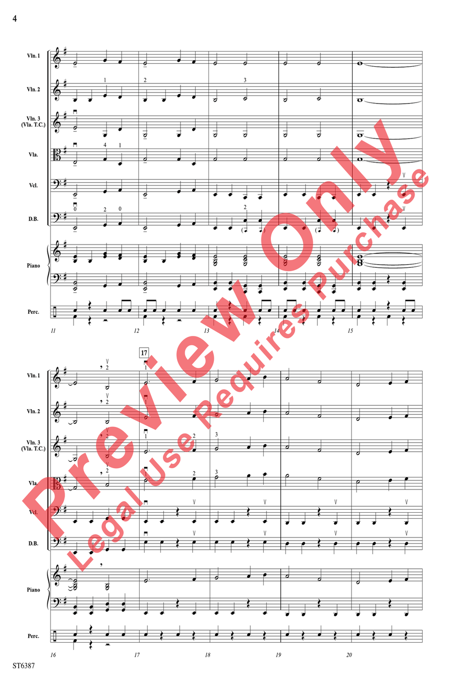 Storm Storm String Orchestra scores gallery preview page 4
