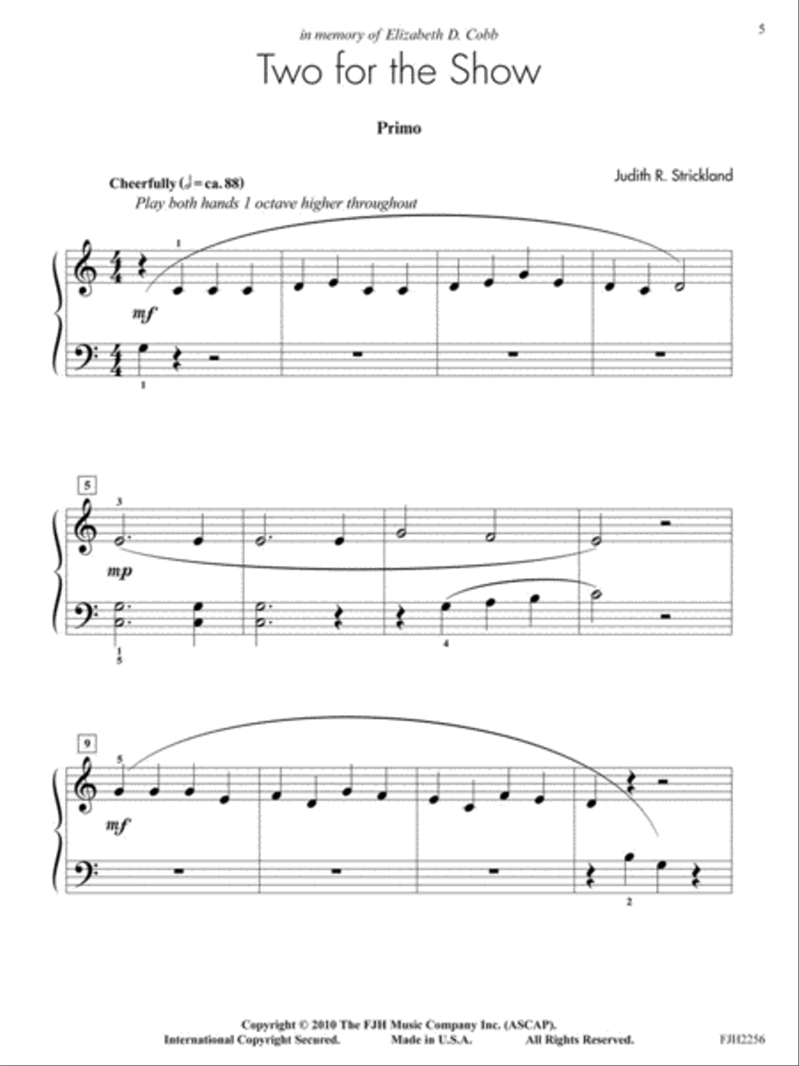 FJH Duets at Their Best, Book 1 Small Ensemble scores gallery preview page 3