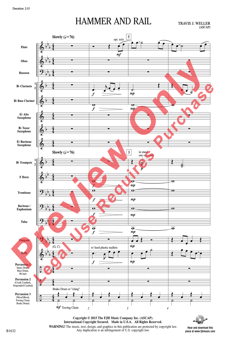 Hammer and Rail Hammer and Rail Concert Band scores gallery preview page 4