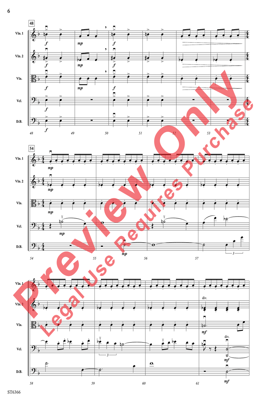 Rhythm Dances Rhythm Dances String Orchestra scores gallery preview page 6