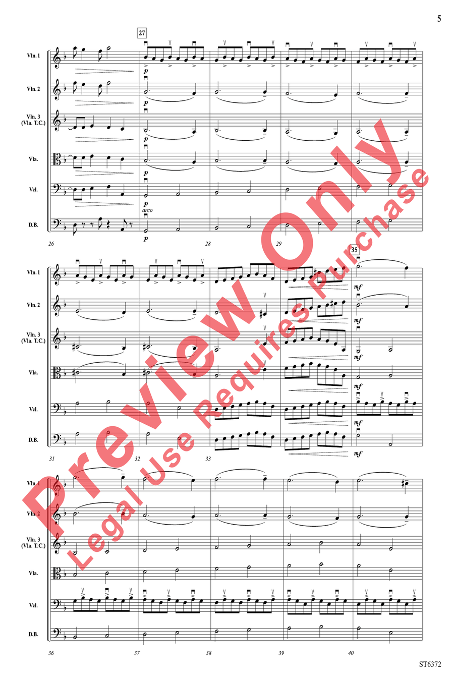 El Gaucho El Gaucho String Orchestra scores gallery preview page 5