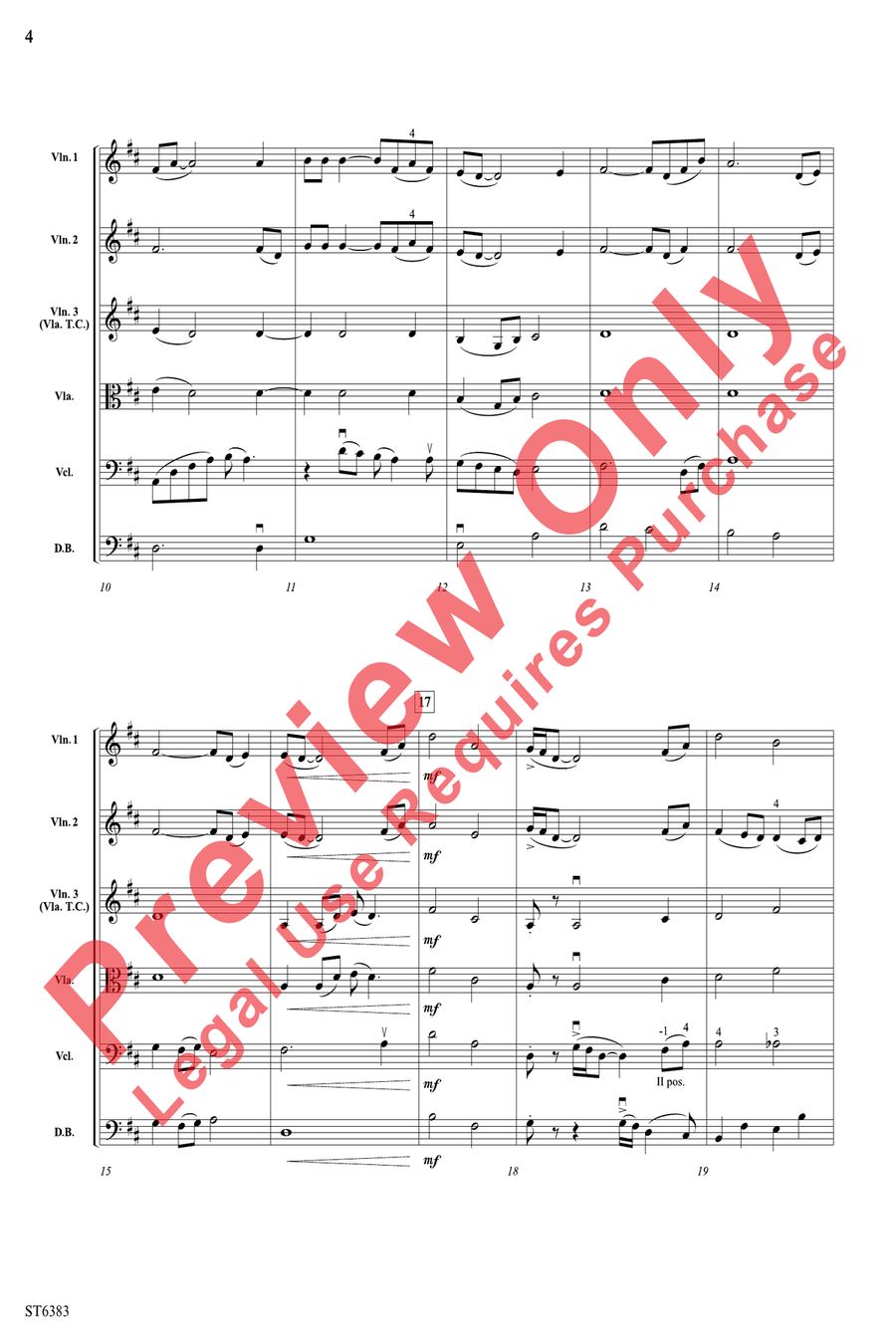 Shenandoah String Orchestra scores gallery preview page 4