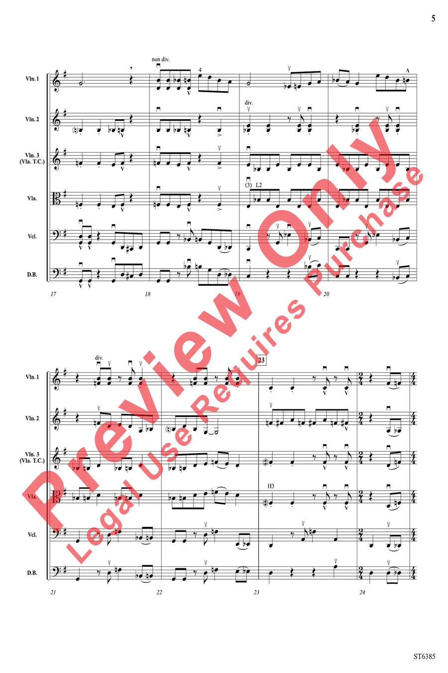 Strings Cut Loose Strings Cut Loose String Orchestra scores gallery preview page 5