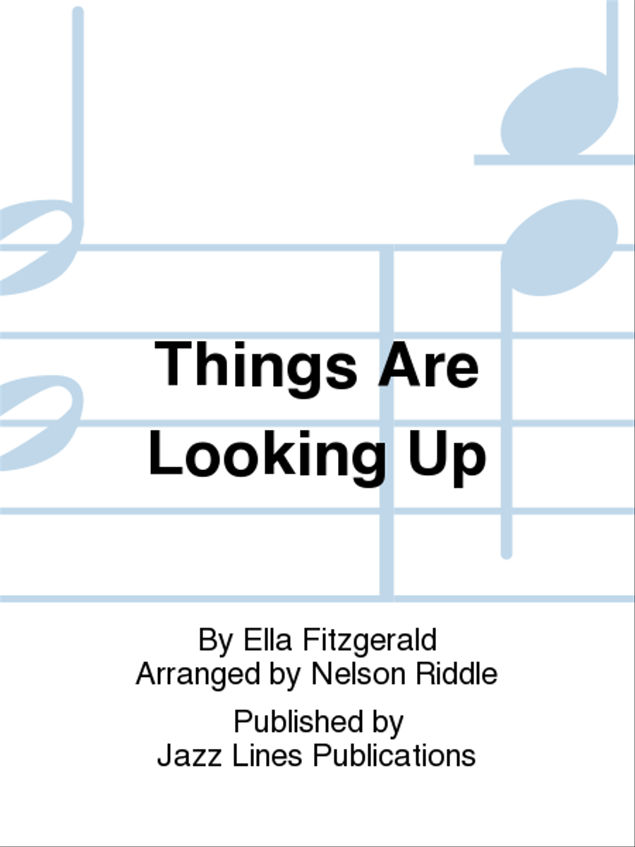 Things Are Looking Up Things Are Looking Up Big Band scores gallery preview page 1