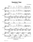 Summer Sun (for five piano ensemble)