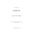 Lonely Cat - Easy Piano Solo - by Allison Leyton-Brown