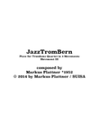 JazzTromBern for Trombone Quartet, Movement 3