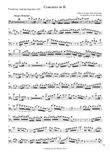 (Alto) Trombone Concerto in B♭ - solo part in transposing bass-clef