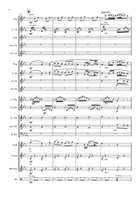 Una Furtiva Lagrima (Brass band w. horn/flugel feature) Brass Band scores gallery preview page 6