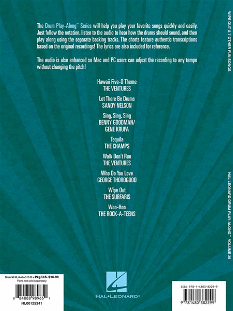 Wipe Out & 7 Other Fun Songs Percussion scores gallery preview page 2