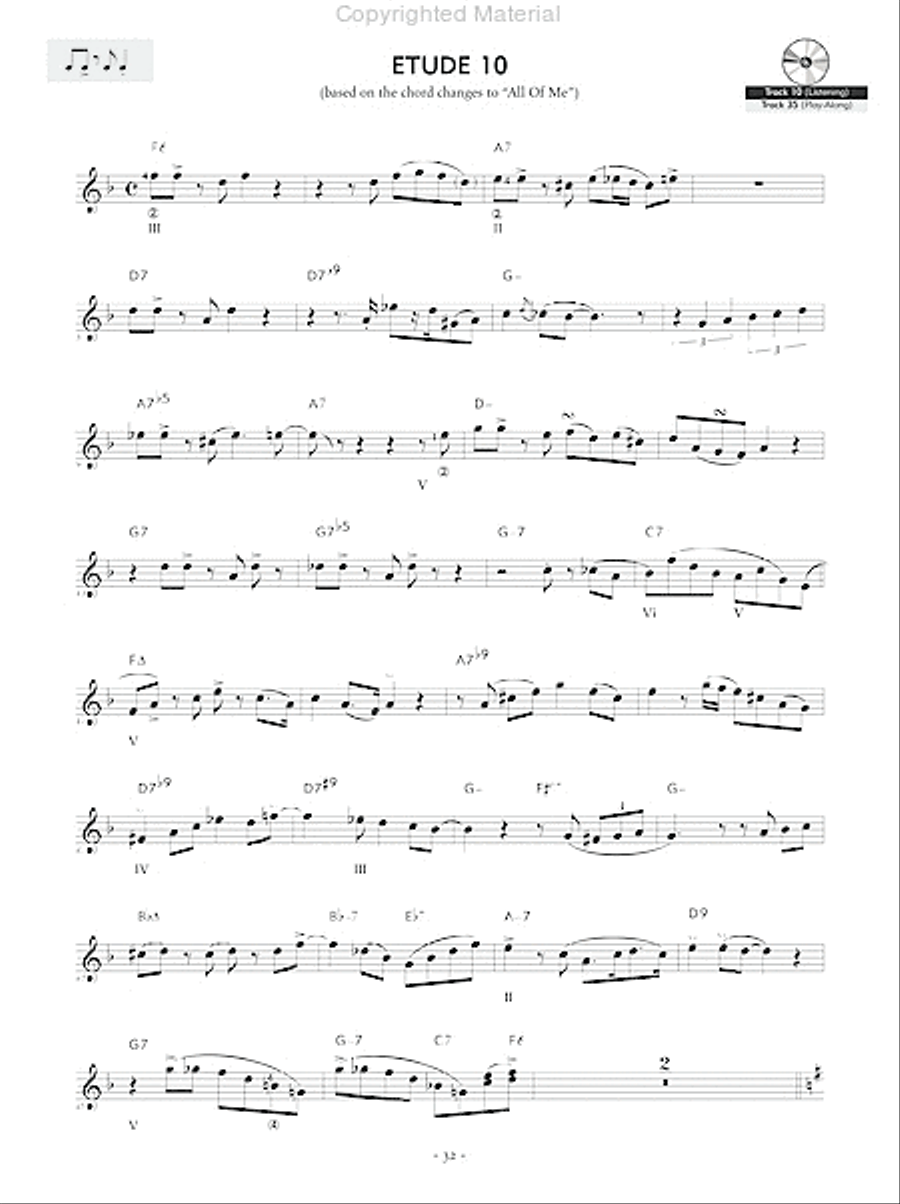 Reading Key Jazz Rhythms -- Guitar Electric Guitar scores gallery preview page 4