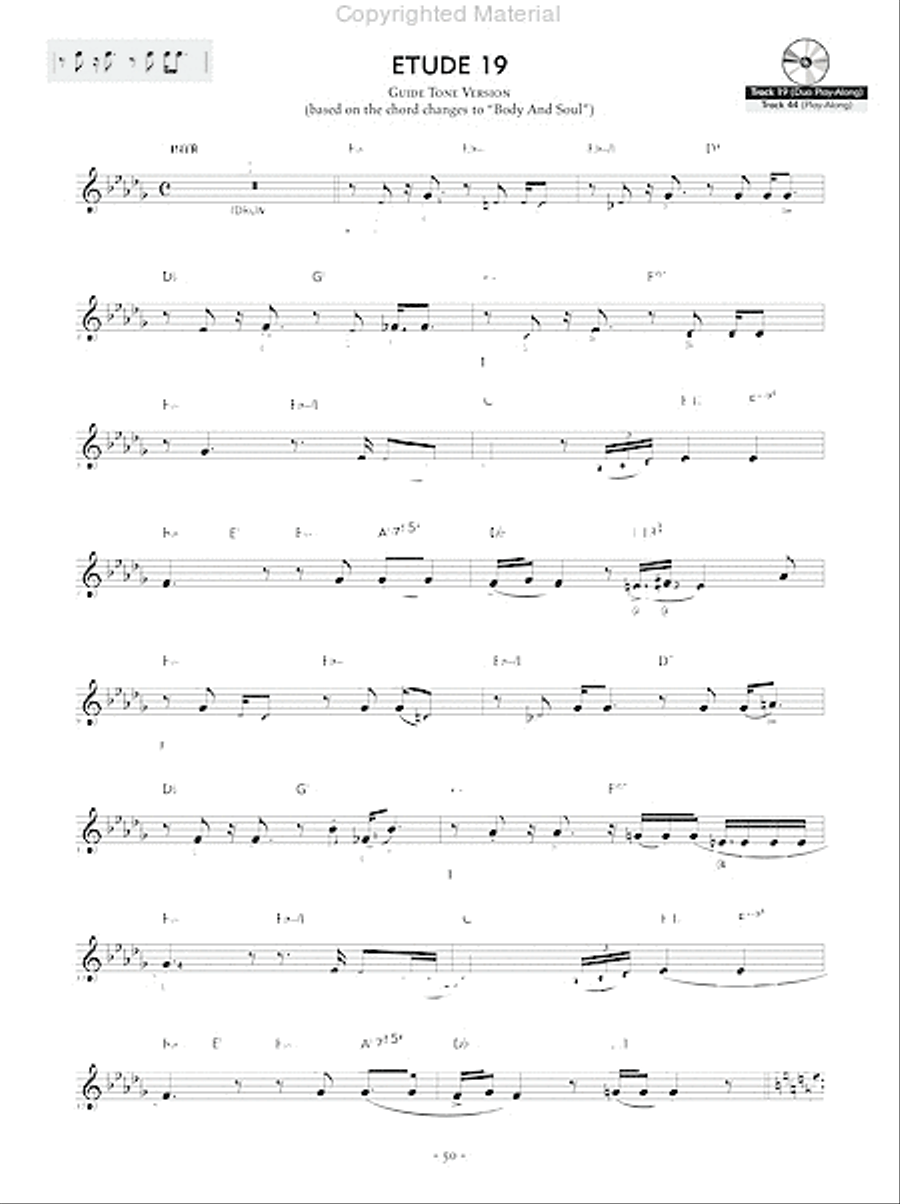 Reading Key Jazz Rhythms -- Guitar Electric Guitar scores gallery preview page 5