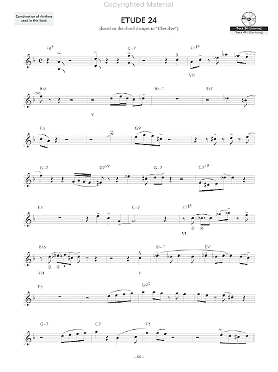 Reading Key Jazz Rhythms -- Guitar Electric Guitar scores gallery preview page 10