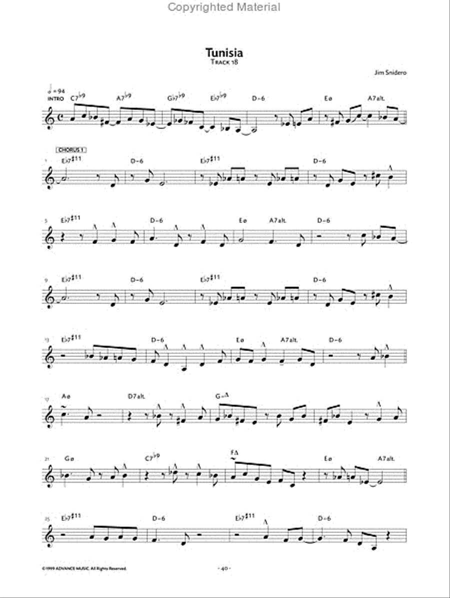 Jazz Conception Vocal Voice scores gallery preview page 18