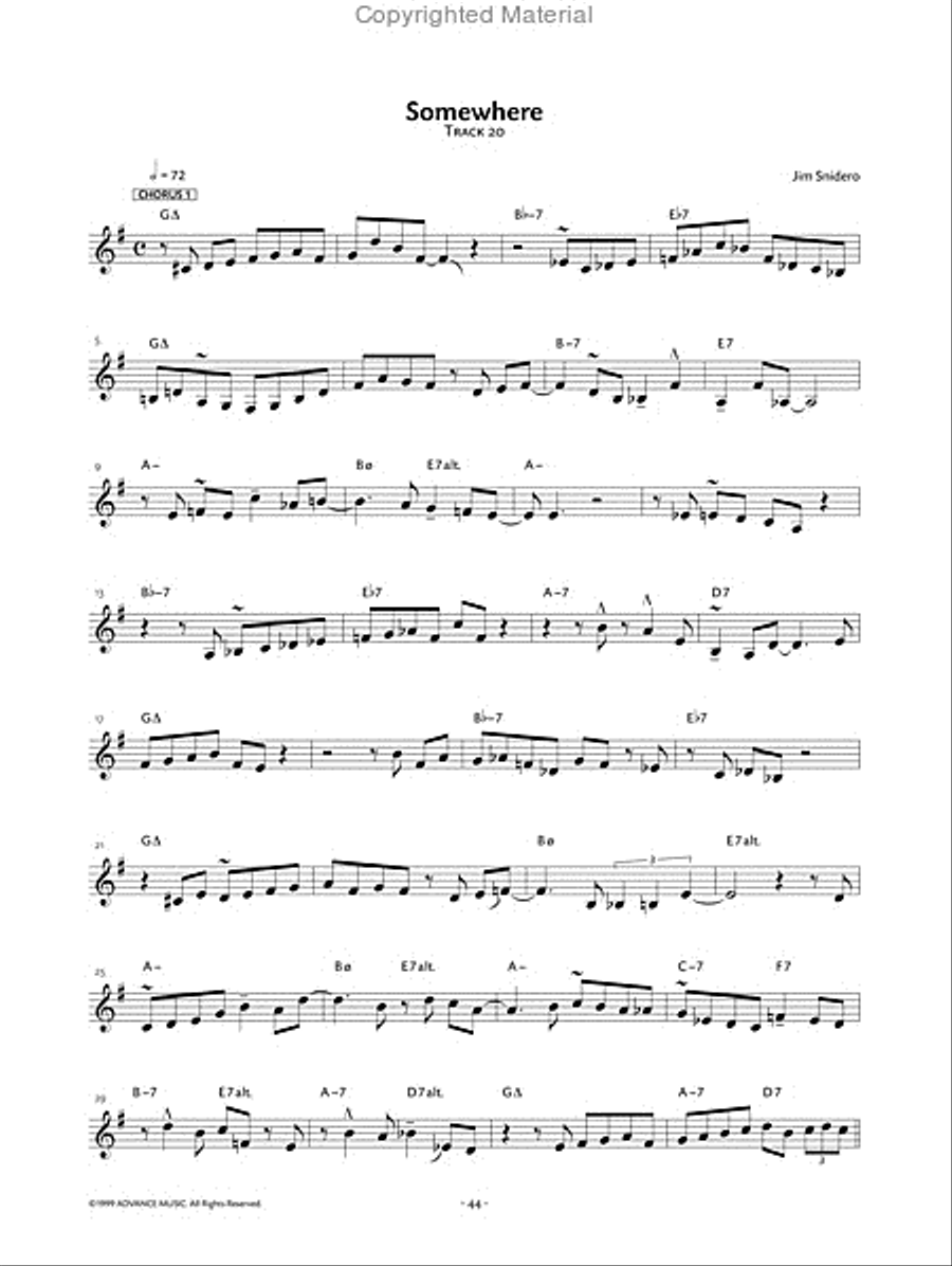 Jazz Conception Vocal Voice scores gallery preview page 20