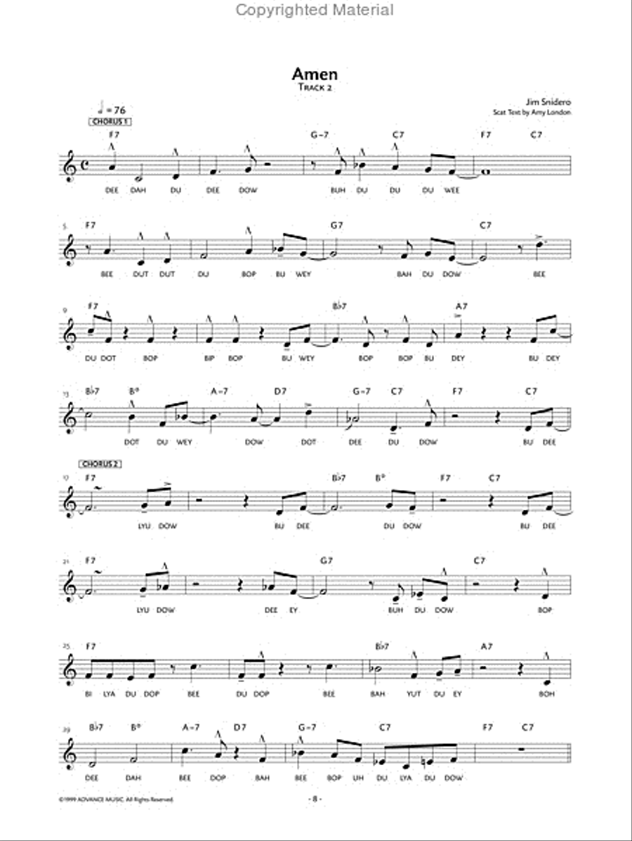 Jazz Conception Vocal Voice scores gallery preview page 2