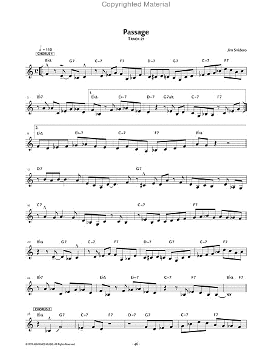 Jazz Conception Vocal Voice scores gallery preview page 21