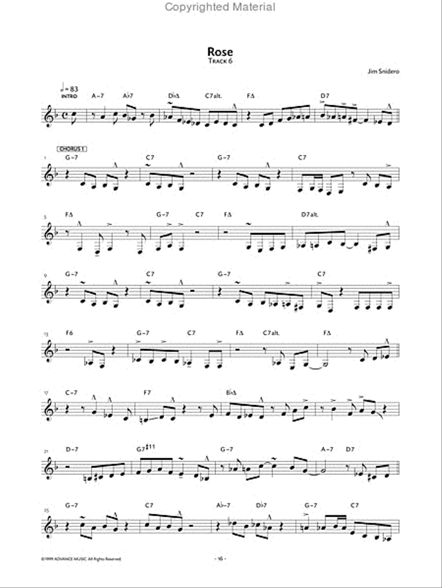 Jazz Conception Vocal Voice scores gallery preview page 6