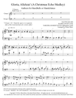 Gloria, Alleluia! (A Christmas Echo Medley) for handbells/chimes - 2 octaves