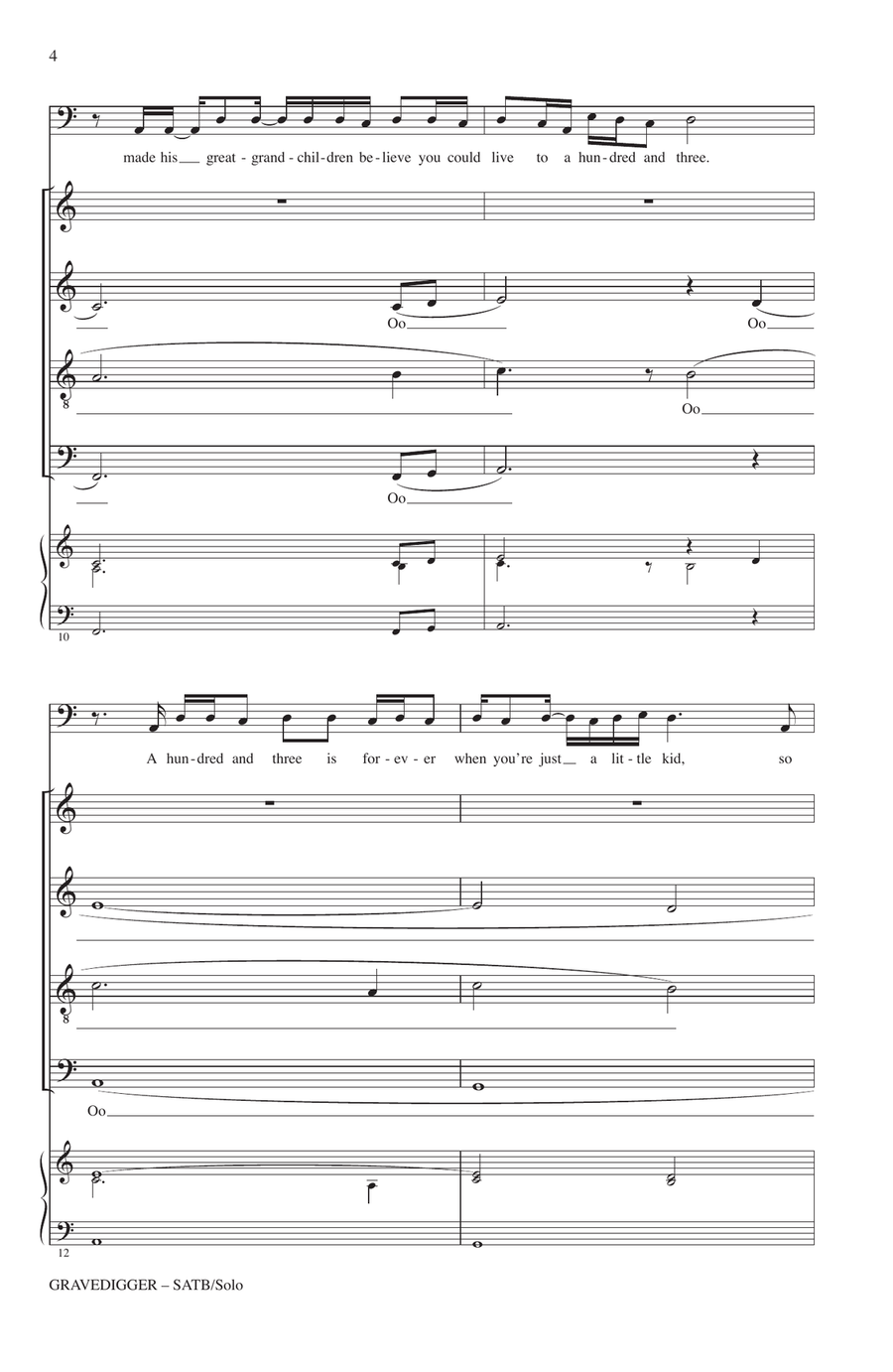 Gravedigger Gravedigger A Cappella scores gallery preview page 2