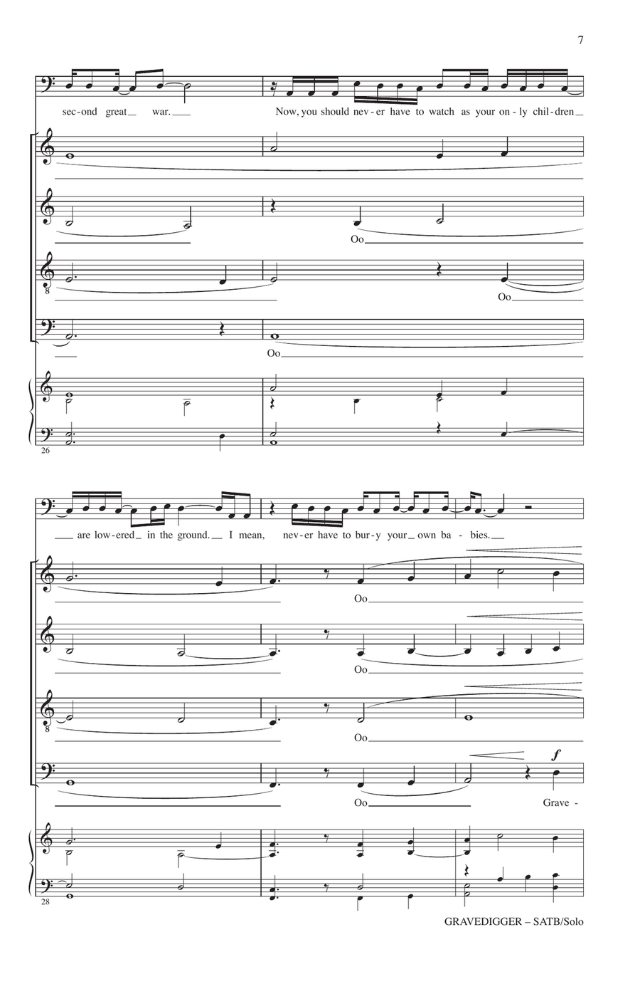 Gravedigger Gravedigger A Cappella scores gallery preview page 5