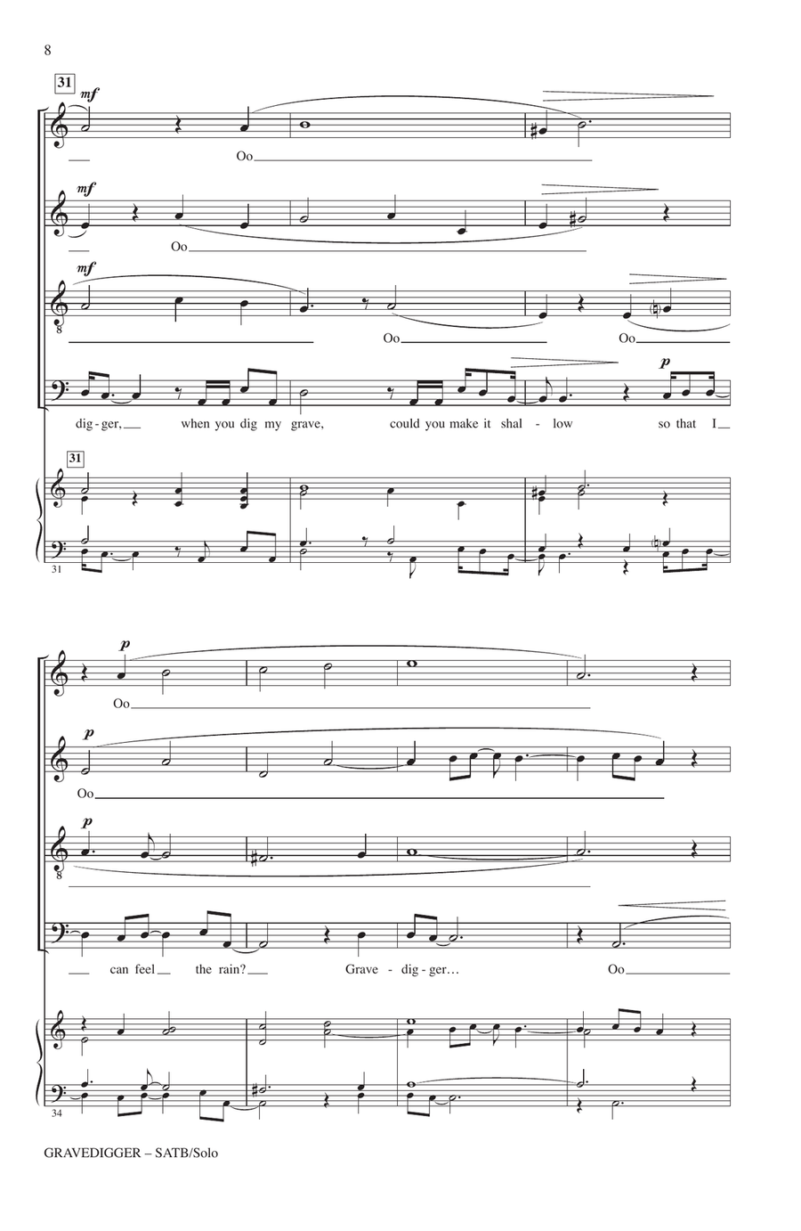 Gravedigger Gravedigger A Cappella scores gallery preview page 6