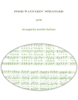 Poor Wayfarin' Stranger SATB